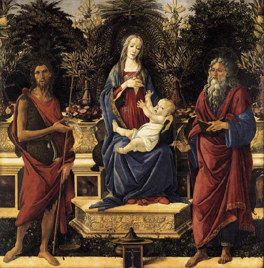  The Virgin and Child Enthroned